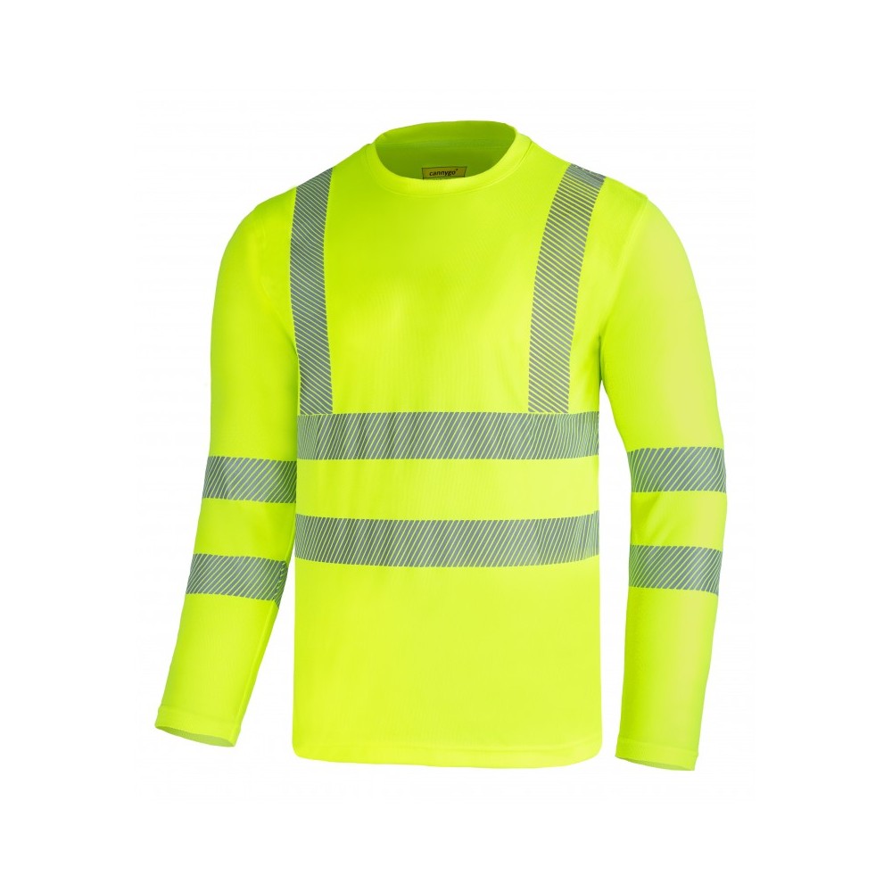 Marškinėliai ilgomis rankovėmis Hi-Vis Lightgo Print Cannygo