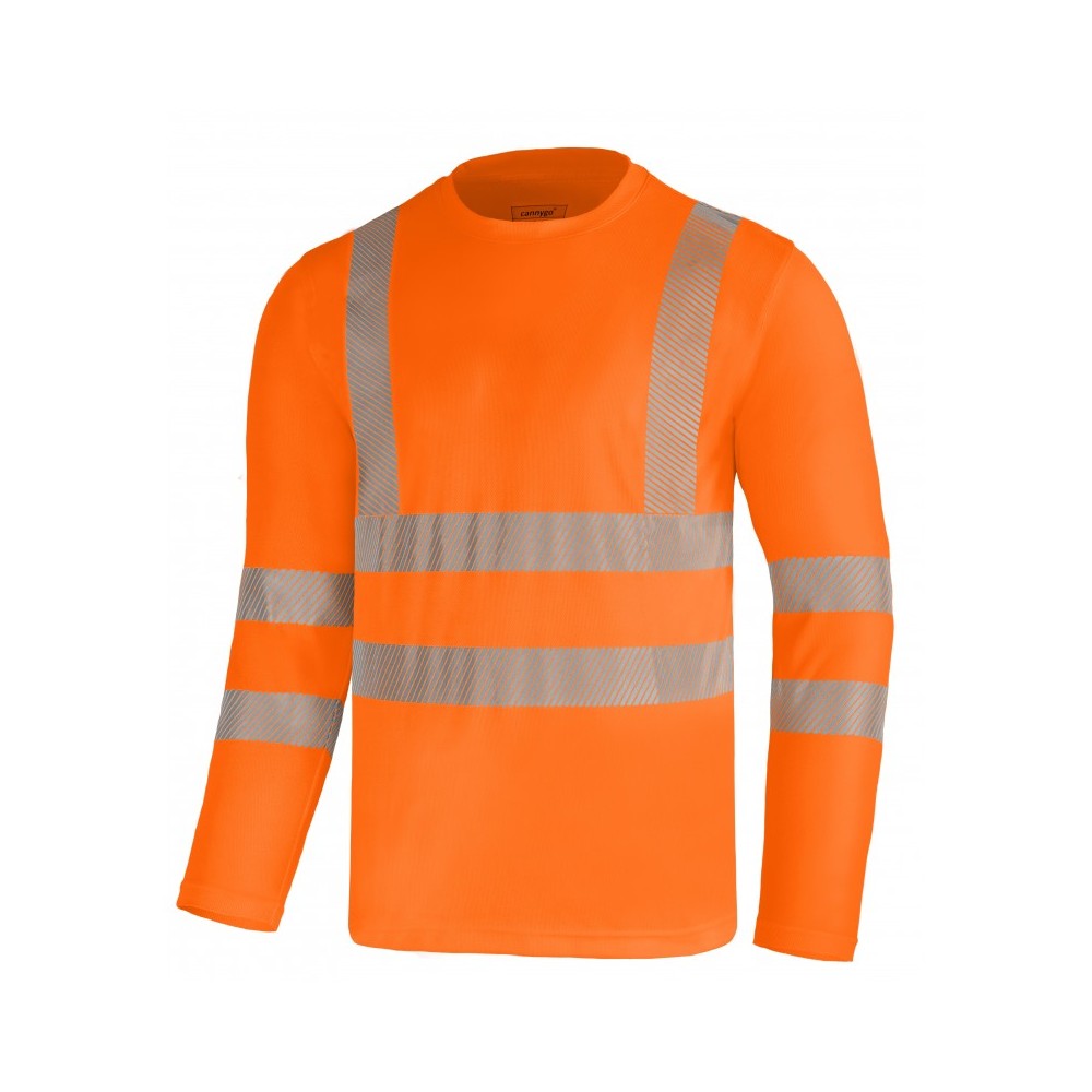 Marškinėliai ilgomis rankovėmis Hi-Vis Lightgo Print Cannygo