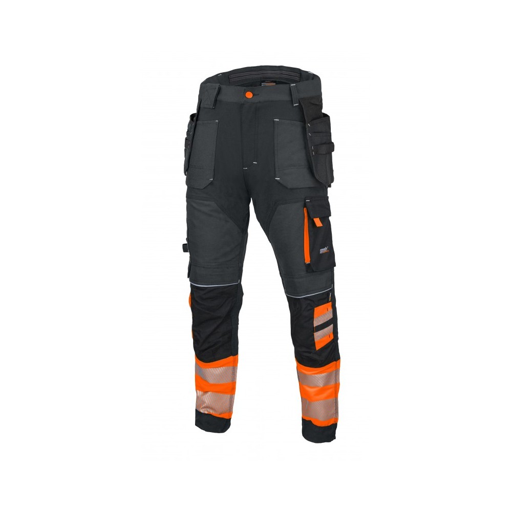 Kelnės Stretch Plus Construction Hi-Vis Rewelly