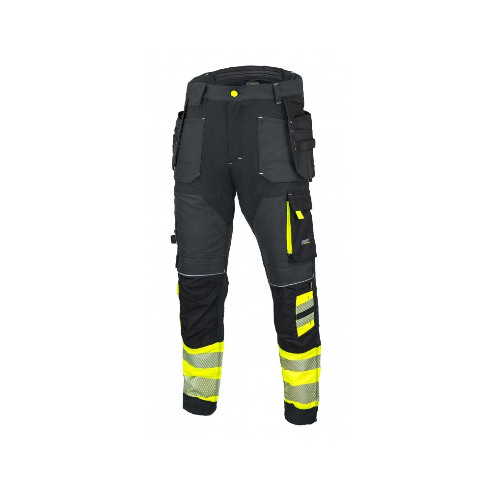 Kelnės Stretch Plus Construction Hi-Vis Rewelly